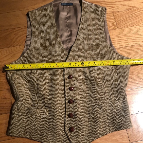 Polo RL - Herringbone Langley Vest (Made in Italy)